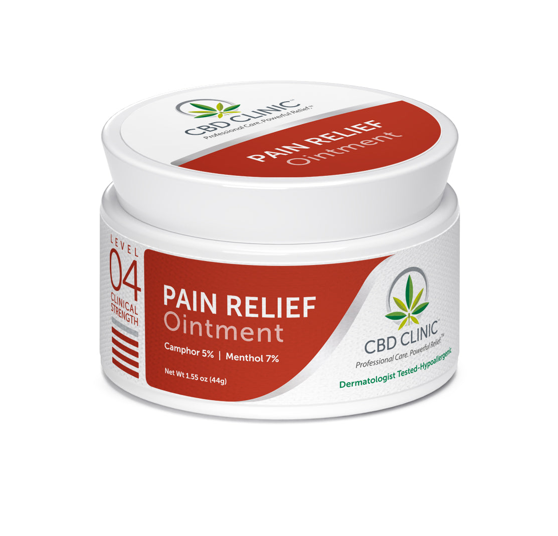 CBD CLINIC™ Level 4 Pain Relief Ointment Jar