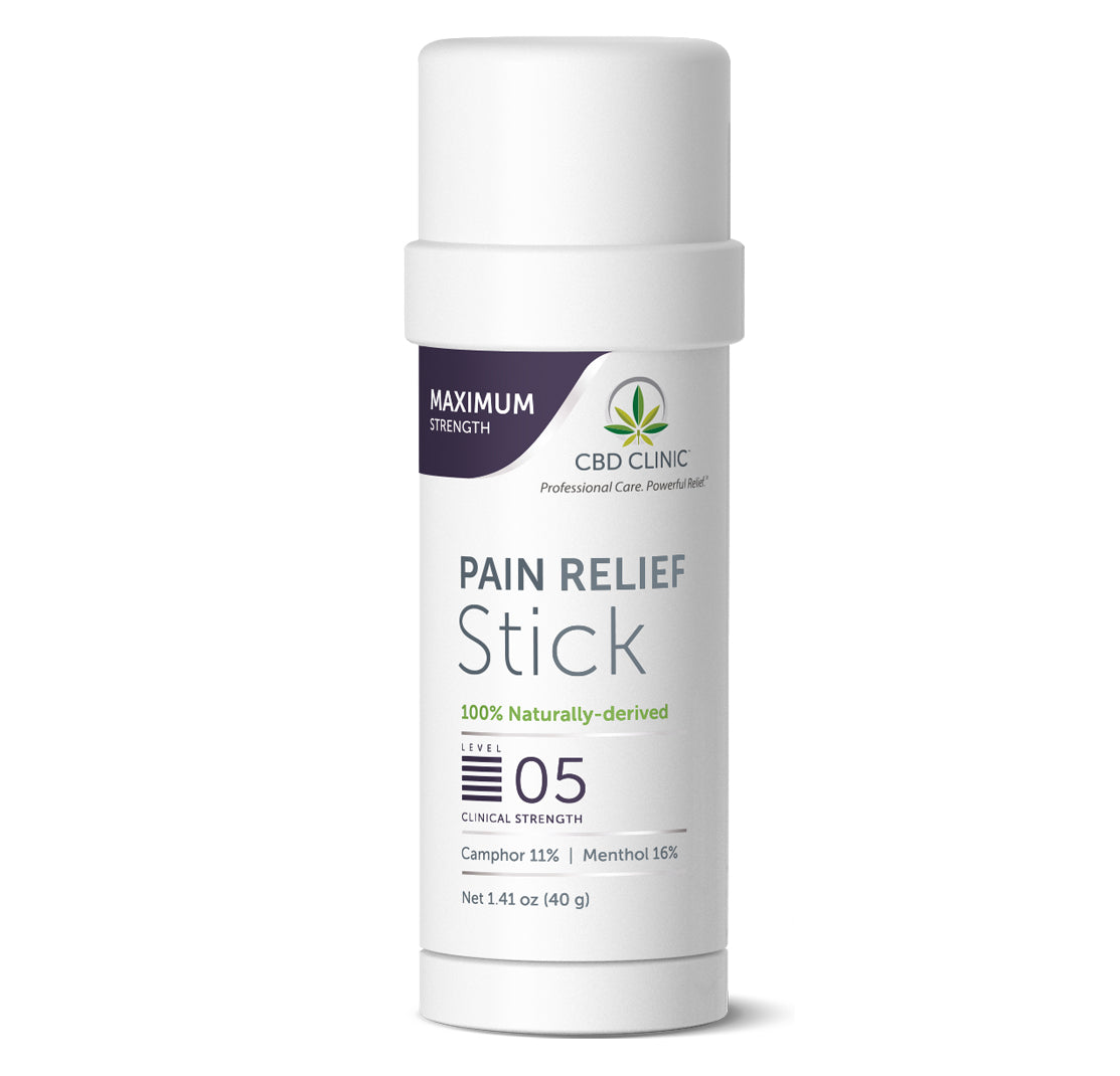 CBD CLINIC™ Level 5 Pain Relief Ointment 40g Roll-On, Pain Stick